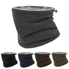 Winter Fleece Neck Warmer Gaiter Ski Tube Scarf - Cold Weather Face Mask Shield