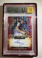 2025-26 TOPPS FINEST COOPER FLAGG ELECTRIFYING SIGNATURES RED GEOMETRIC ESG-CF/5