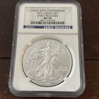 2011 1 oz Silver American Eagle MS-70 NGC 25th Anniversary (ER) — photo 1