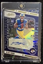 2024 Panini Absolute - Rookies Blake Corum #168 Blue Spectrum Signatures /50...