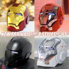 AUTOKING Iron Man MK5 Helmet Wearable VoiceControl Mask & Base Cosplay Prop Gift