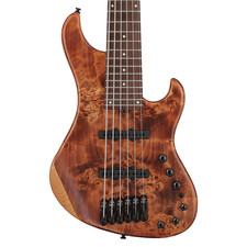 Used Ibanez MDM1606 MDM 6-String Bass Guitar w/Bag - Natural Mocha Low Gloss