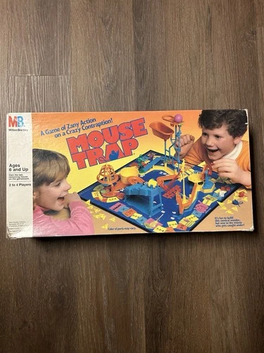 Vintage Milton Bradley 1986 Mouse Trap Board Game