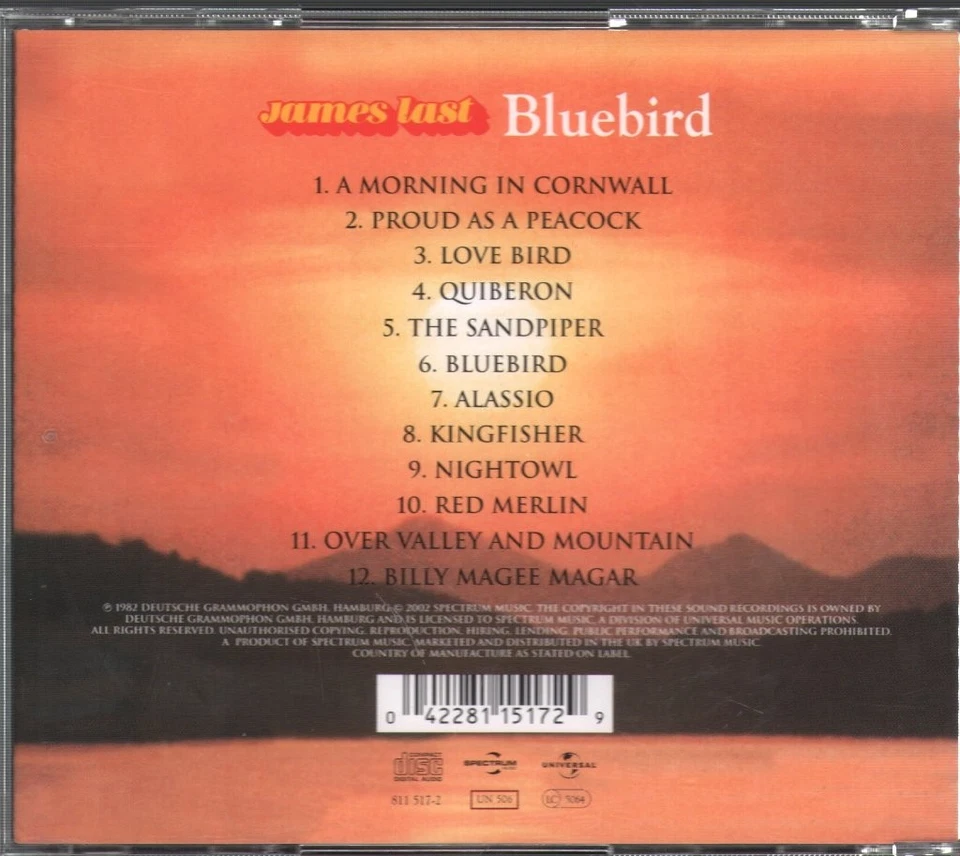 8115172 James Last Bluebird CD Deutschland Polydor 1998 8115172 - Bild 2 von 2