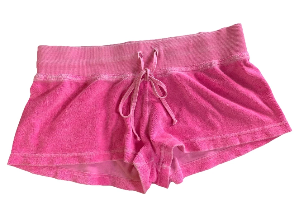 Hard Tail Terry Low Rise XL Barbie Pink Shorts Y2K Surfer Beach Sexy Cute Retro - Image 2 of 4