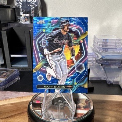 Matt Olson #170 Blue Moon Refactor /99 2023 Topps Cosmic Chrome Atlanta Braves