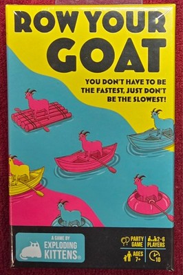 Row Your Goat Party Game Family Tabletop Game Card Dice Fun