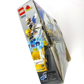VTG Lego Duplo 7844 Airport Rescue Truck Box Minifigures Partial Manual *READ