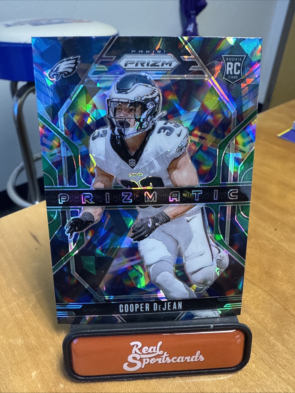 2024 Panini Prizm Prizmatic Cooper DeJean Green Prizm (RC) Philadelphia Eagles