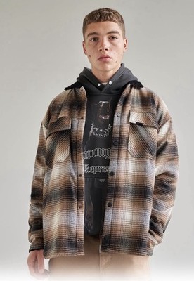 Represent clothing Sherpa Shirt Brown Size M British
