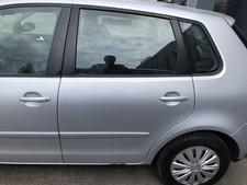 VW Polo 9N3 Tür hinten links Fondtür LA7W Reflexsilber Metallic