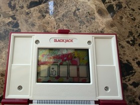 1985 NINTENDO GAME & WATCH Black Jack Multi Screen Handheld BJ-60 :New Battery