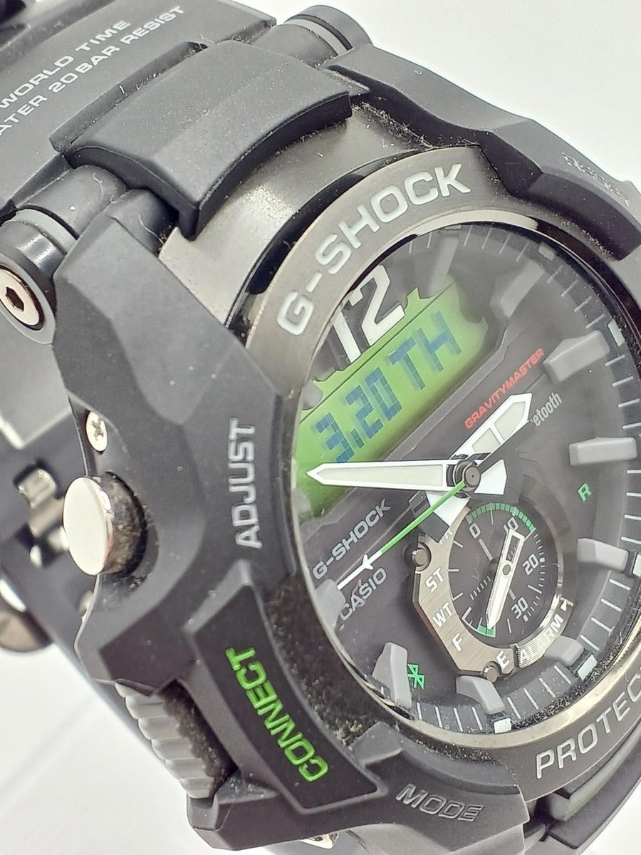 CASIO G-SHOCK GR-B100 グラビティマスター 美品 カシオGショック グラビティマスター ソーラー腕時計 GR-B100-1A4JF