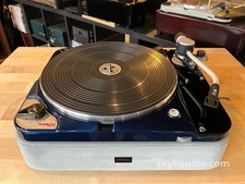 Thorens TD-124 Turntable with Concrete Plinth and New Lyra Delos MC Cartridge