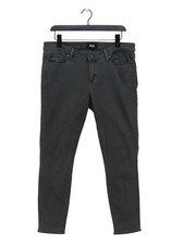 Paige Women's Jeans W 32 in Grey Rayon with Cotton, Polyester, Spandex Skinny