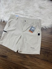Short Columbia PFG Homme - Medium - Beige, Omni-Shade, Protection Solaire été