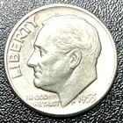 1955 Roosevelt Dime Gem BU From OBW Roll