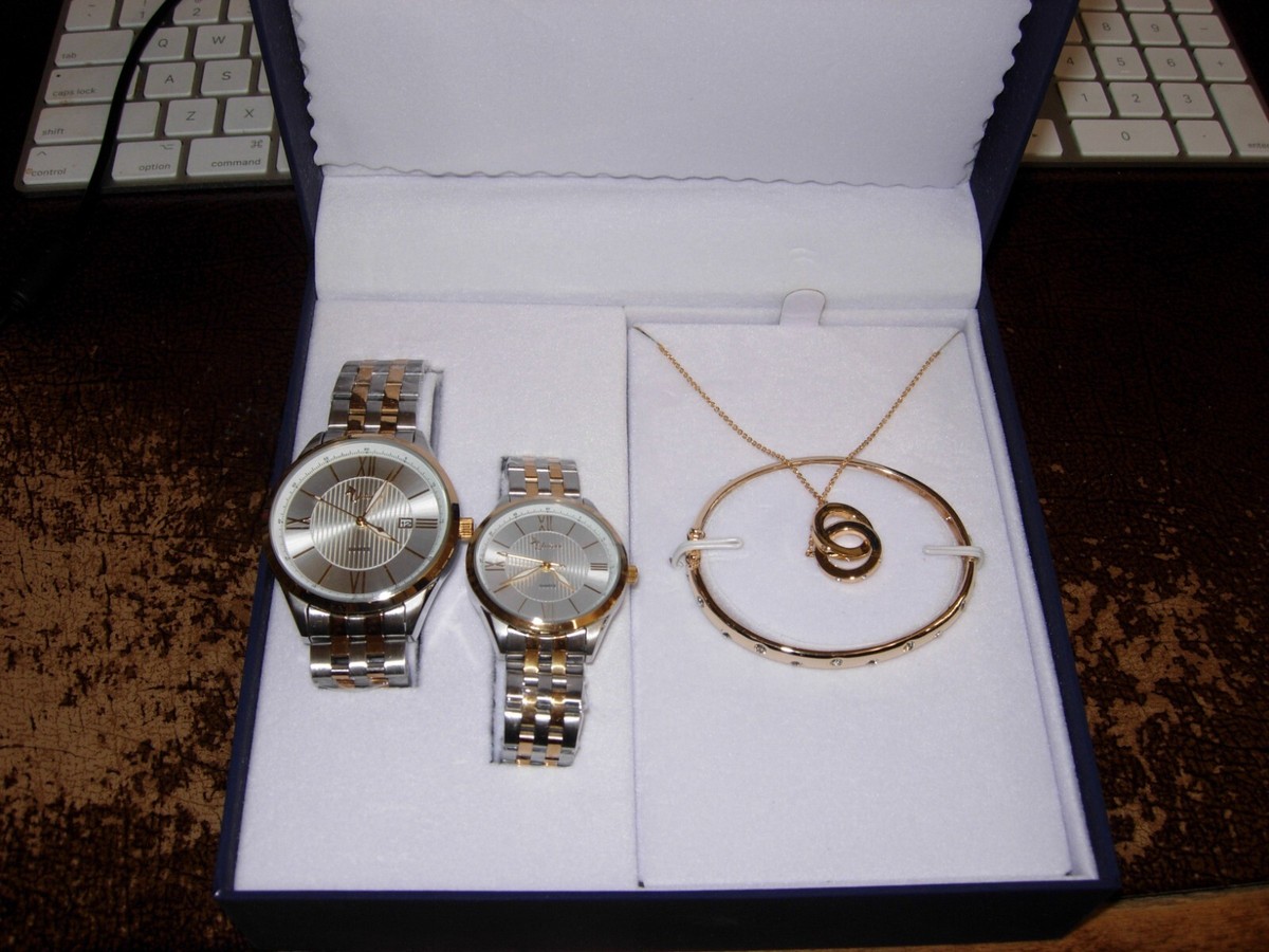 Gold and Silver Women\'s Watch Set Bundle Amazon.com: TIME100 Women main image 3