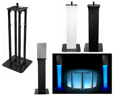 1 Rockville Black Adjustable Totem Speaker Stand For Electro Voice ELX112P
