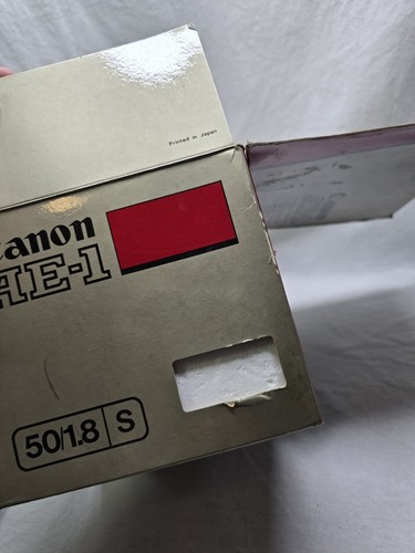 Canon AE-1 35mm Film Camera Canon 50mm Lens- NOT TESTED- With Box- READ - Picture 7 of 24