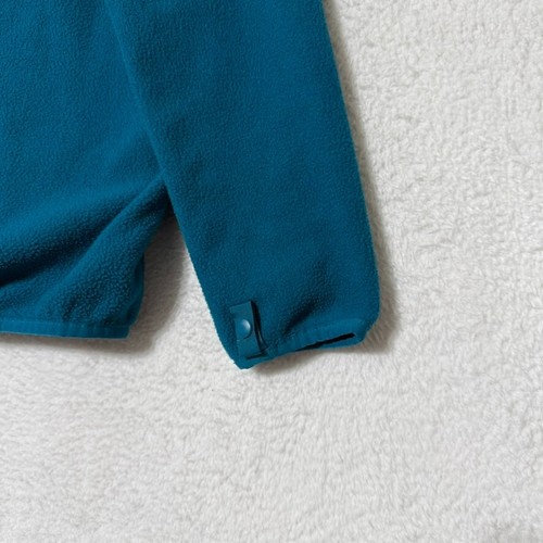 The North Face Girls L Teal Fleece Full Zip Jacket Outdoor Hiking Warm Lined - Picture 6 of 7