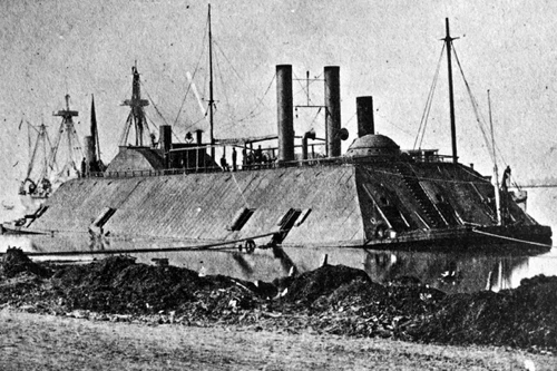 New 5x7 Civil War Photo: Iron Clad Gunboat Ship ESSEX in 1863