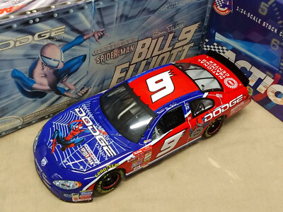 Vintage NASCAR #9 Bill Elliott Spiderman 2001 Dodge Intrepid R/T 1