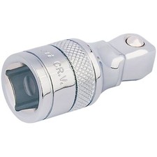 Image of Draper Expert Quality Chrome 1/2" Square Drive Wobble Extension bar - 50mm