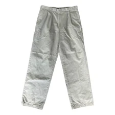 Dockers Mens Khaki Pants 32 X 31 Tan Straight Leg 100% Cotton Pleated Casual