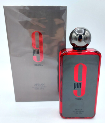 AFNAN 9PM REBEL EAU DE PARFUM SPRAY UNISEX 3.4 Oz / 100 ml BRAND