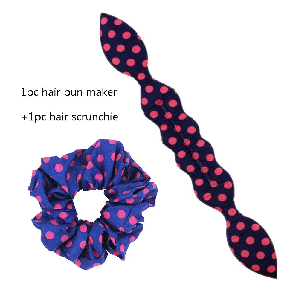 Moño Mágico Hair Bun Maker Conejo Oreja French Twist Herramienta de Peinado Formador de Cabello Foto 2 de 3