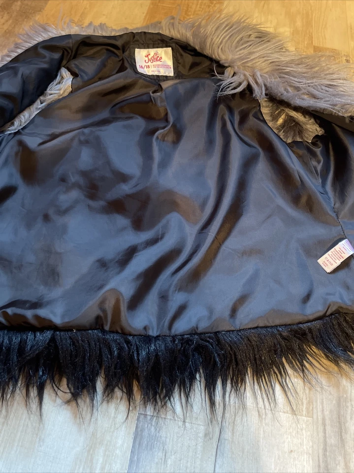 Chaleco largo de piel Justice 16/18 Foto 4 de 4