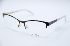 NEW L.A.M.B. LAMB LA077 B:40 BLK WHITE PEARL AUTHENTIC DESIGNER EYEGLASSES 54-17
