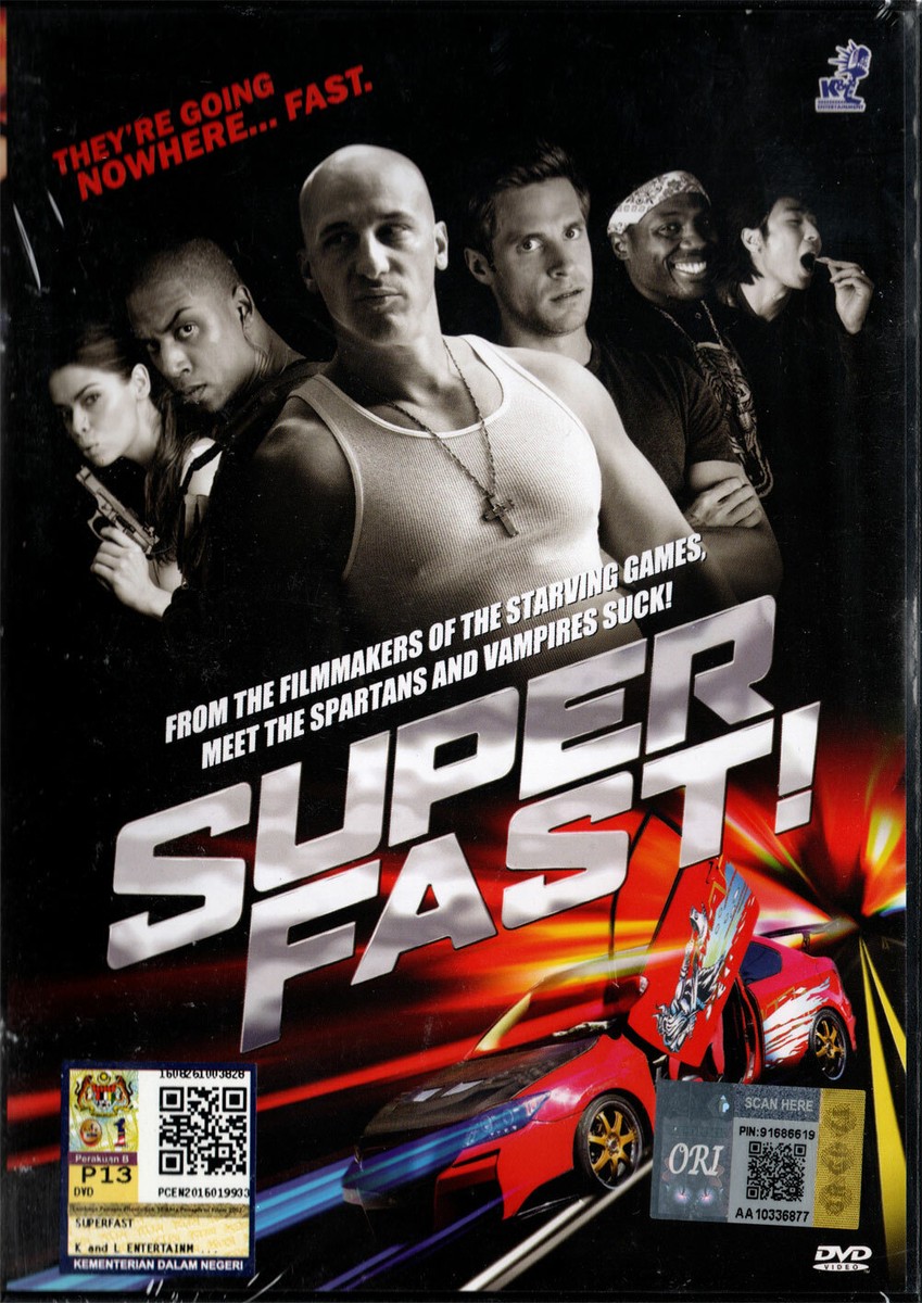 SUPER FAST! ENGLISH LIVE ACTION MOVIE DVD Region All English