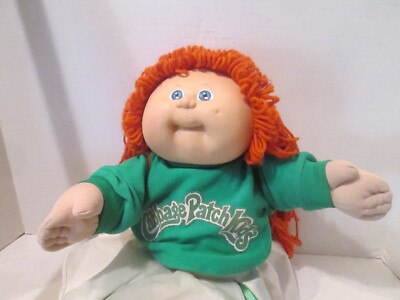 Cabbage Patch Kids Early Vintage Doll Red/Orange Yarn Hair All Original Outfit