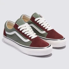 VANS Premium Old Skool VN000D56BGS Brown Green Mens Womens US Size