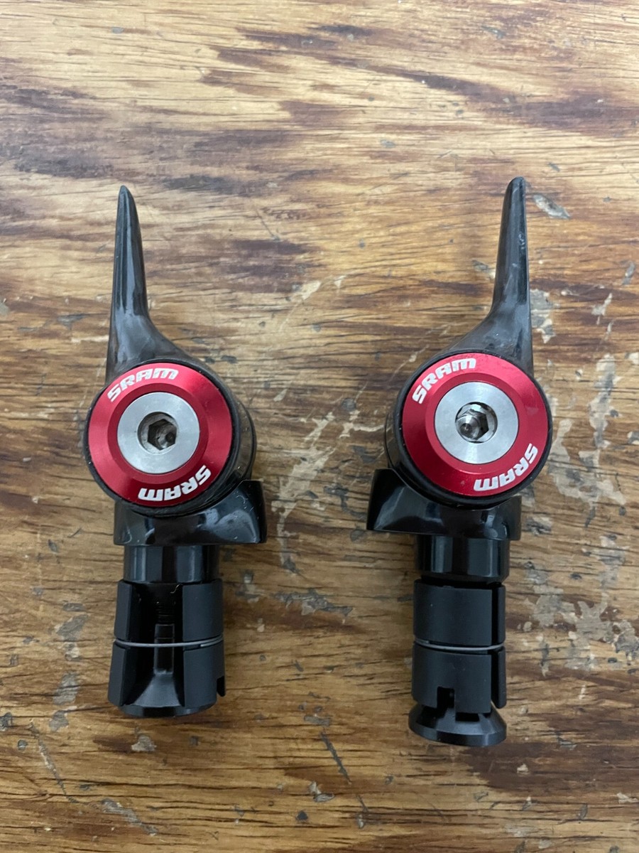 SRAM Red 1090 R2C TT Shifter Set 10 Speed Rear Yaw Indexed SRAM Red 1090 R2C TT Shifter Set 10 Speed Rear Yaw Indexed