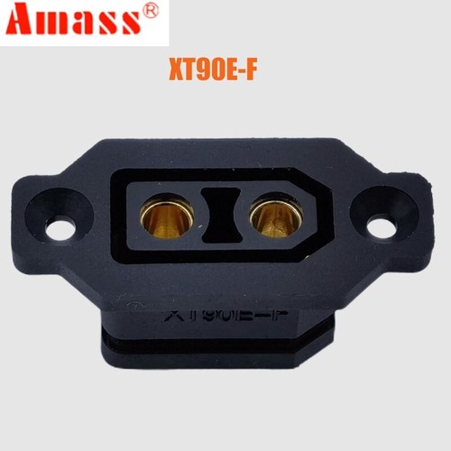 3pcs AMASS Yellow XT90E-F Female Mount Connector Plug for Drone Charger Battery - 第 12/14 張圖片