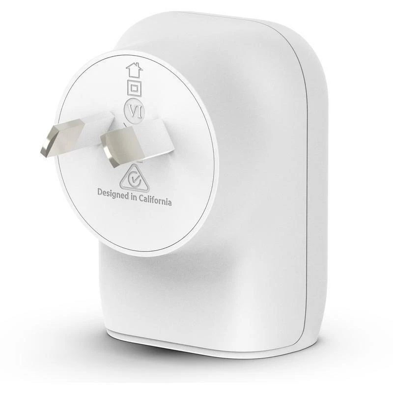 Cargador de pared Belkin BoostUp 20W USB-C + 12W USB-A doble puerto WCB004AUWH genuino Foto 3 de 4