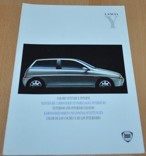 2000 Lancia Y Colour Brochure Prospekt