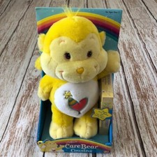 Care Bears Cousins Playful Heart Monkey 12  Plush Stuffed Toy with VHS 2004 New