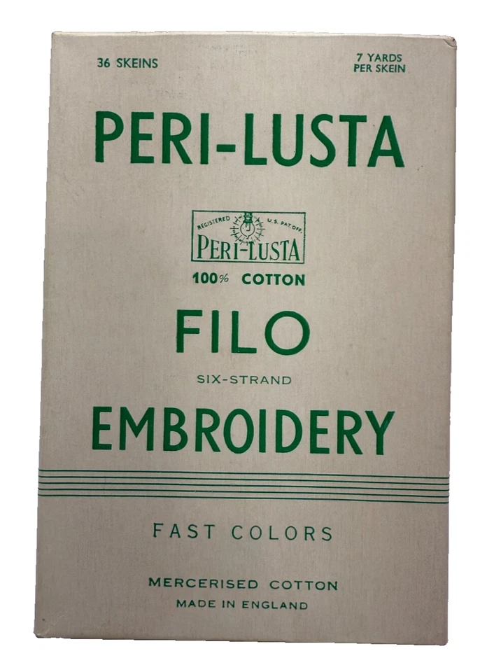 Box of 36 Skeins Peri-lusta Six-Stand Cotton Embroidery Floss Color 390 - Image 2 of 4
