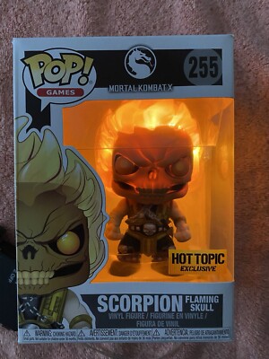 Scorpion Funko pop #255 Hot Topic Exclusive Custom Made with LED Lights!