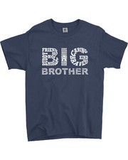 Big Brother Typography Youth T-Shirt Birthday Gift Idea