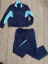 Tek Gear Womens Track Suit Blue Size Medium