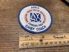 American Youth Soccer Organization Chief Coach Vintage Patch