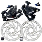 TRP Spyke MTB Bike Mechancial Disc Brake Caliper Set Front+Rear+2x160mm Rotors