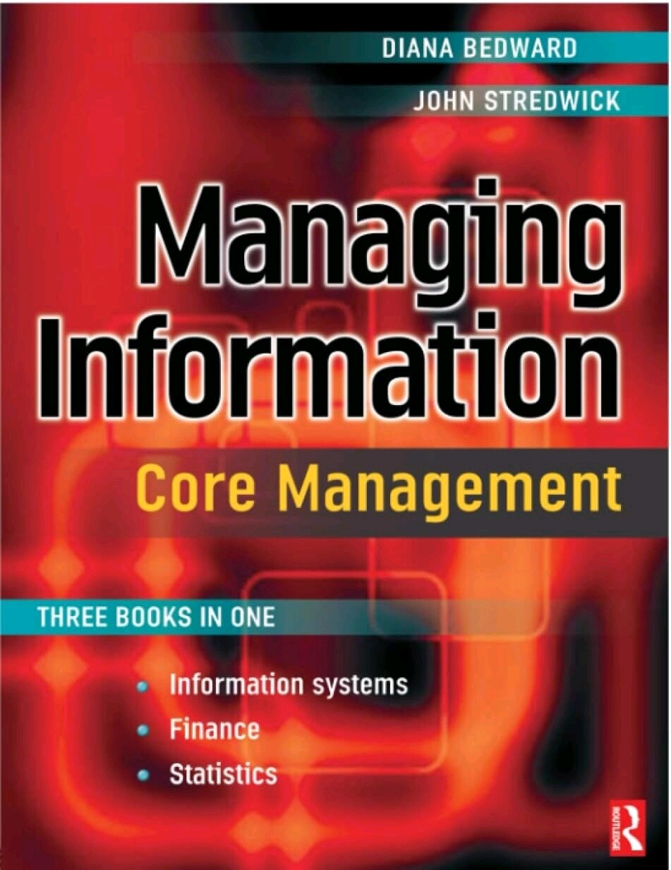 Managing Information: Core Management by Bedward, Diana Paperback Book The Cheap