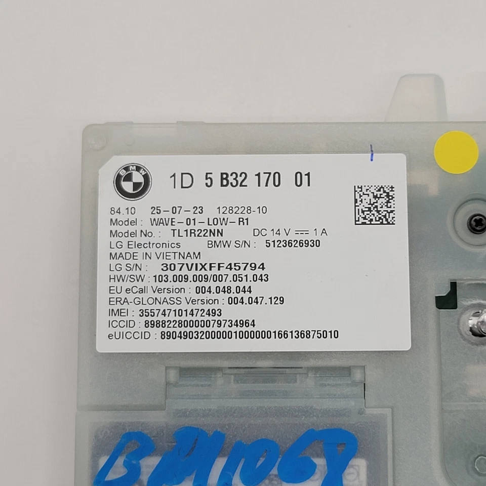 2019 2020 2021 2022 2023 2024 宝马 330I 电信通信控制模块 — 第 4/4 张图片