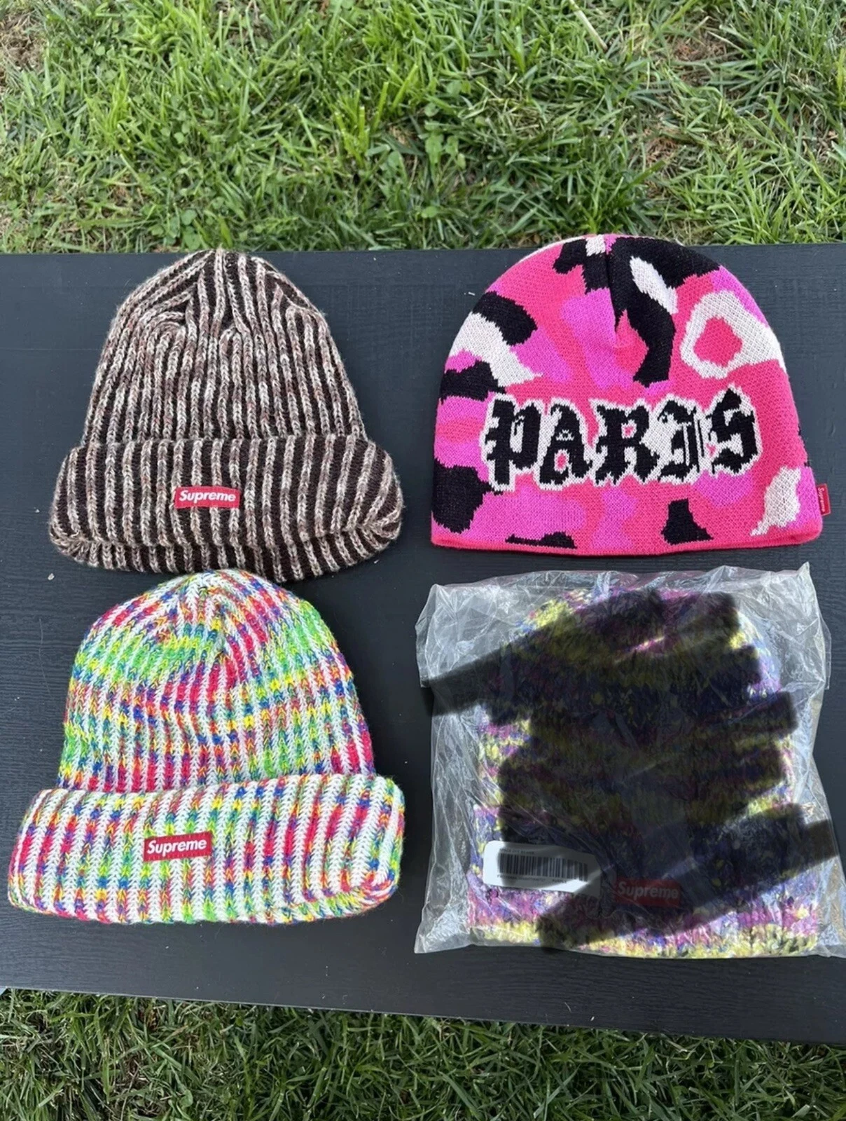 Beanie en tricot arc en ciel suprême ( CHACUN)